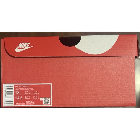 NEW Nike Air Max DN SE \'Black Laser Orange\' HM0810-800 Men\'s Size Multi main image 5